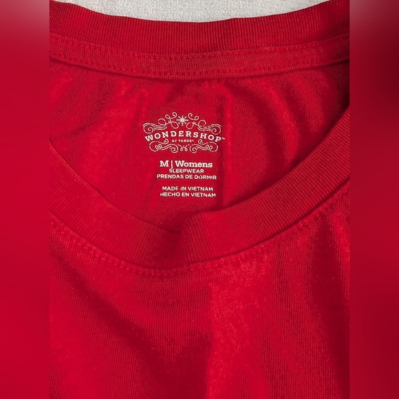 Wondershop at Target Red Women's Sleepwear Feliz Navidad Pre-Owned - Picture 7 of 9